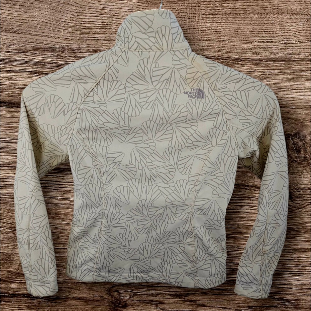 The North Face Jacket Size Medium Women's Apex‎ Barrier Soft Shell Floral White - Picture 2 of 15